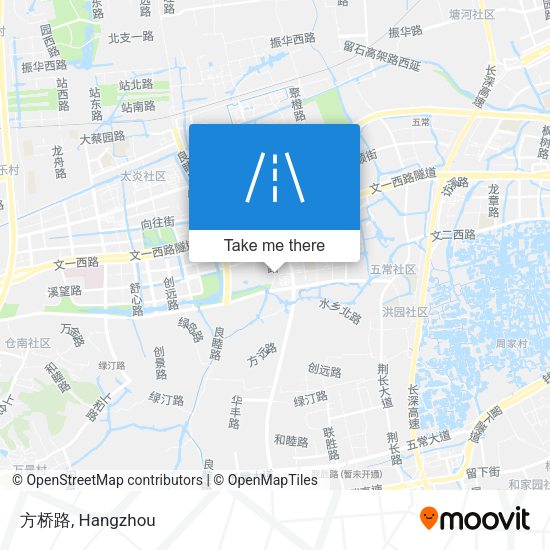 方桥路 map