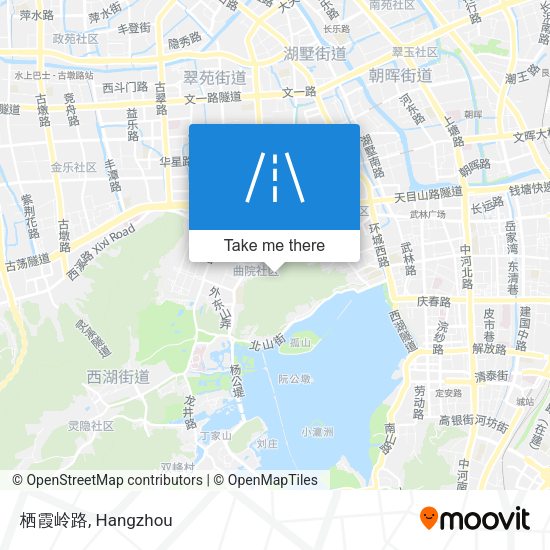 栖霞岭路 map