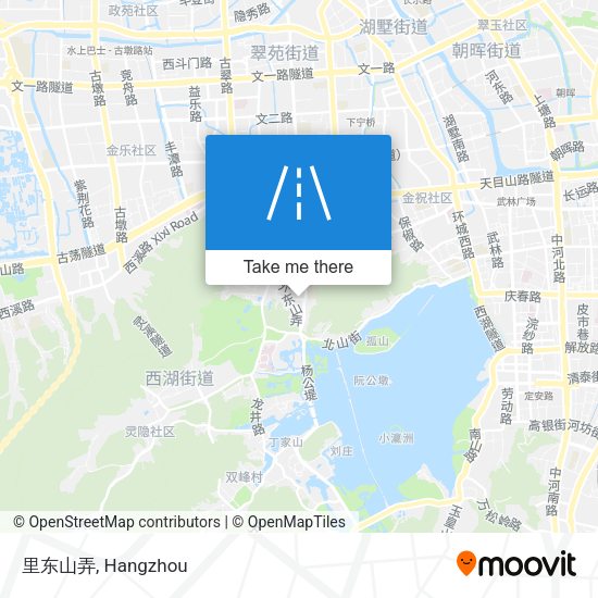 里东山弄 map
