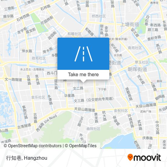 行知巷 map