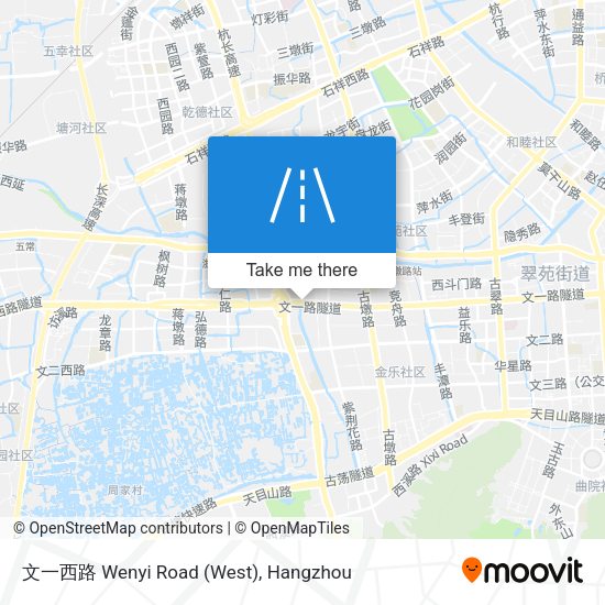 文一西路 Wenyi Road (West) map