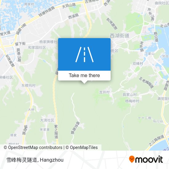 雪峰梅灵隧道 map