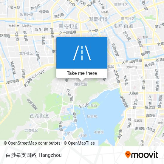 白沙泉支四路 map