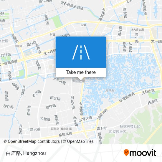 白庙路 map