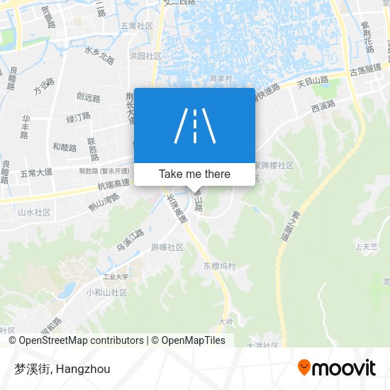 梦溪街 map