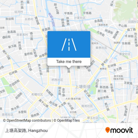 上塘高架路 map