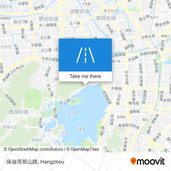 保俶塔前山路 map