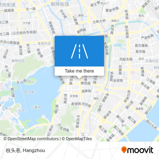 枝头巷 map