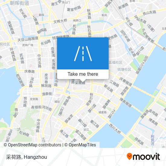 采荷路 map