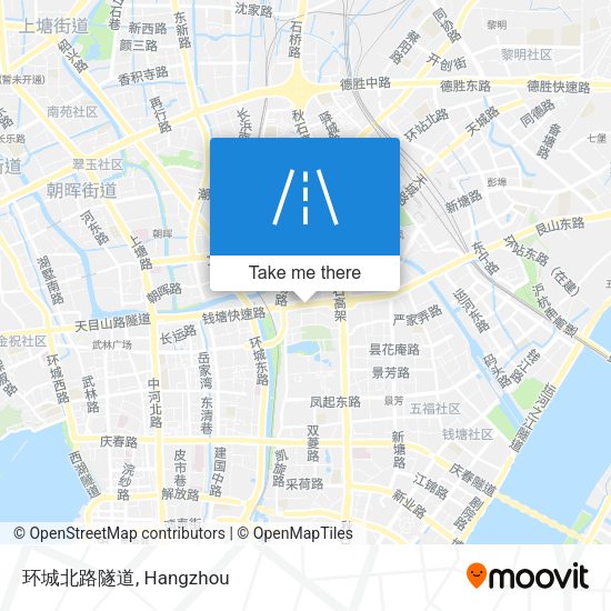 环城北路隧道 map