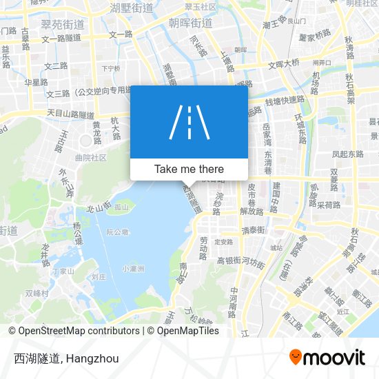 西湖隧道 map