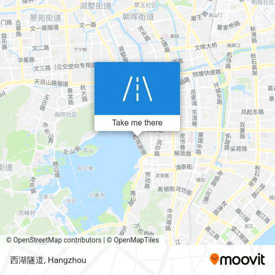 西湖隧道 map