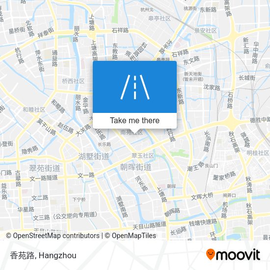 香苑路 map
