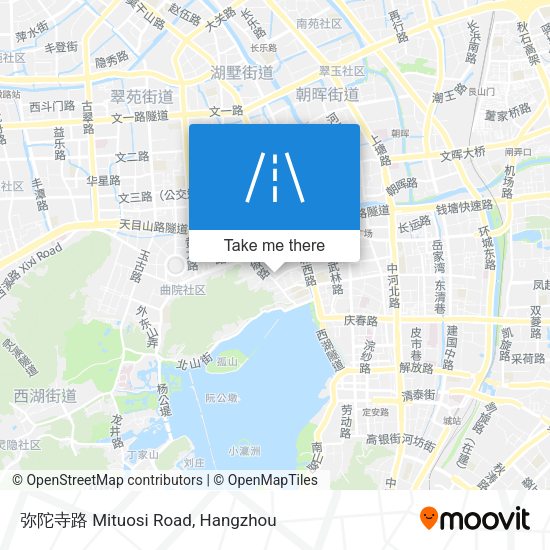 弥陀寺路 Mituosi Road map