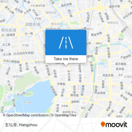 玄坛弄 map