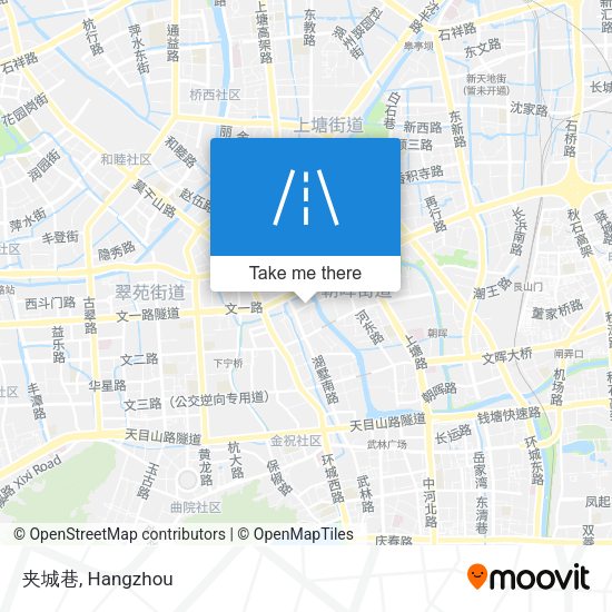 夹城巷 map