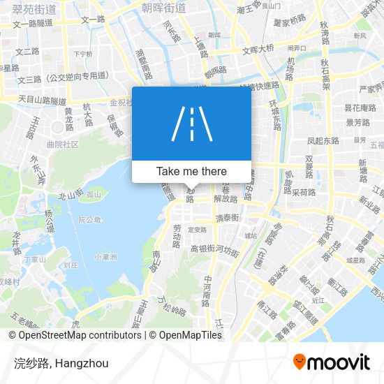 浣纱路 map