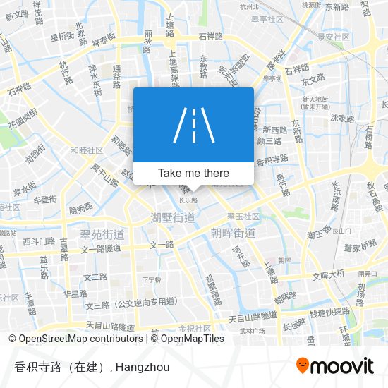 香积寺路（在建） map