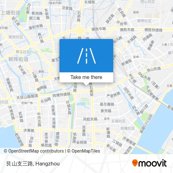 艮山支三路 map