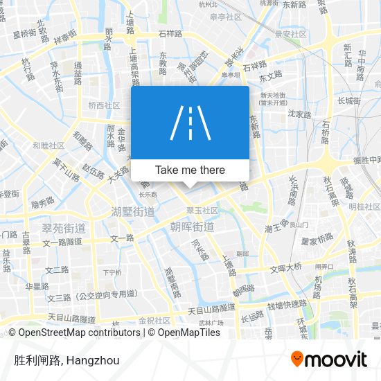 胜利闸路 map