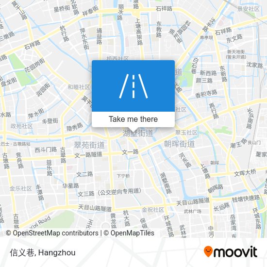 信义巷 map