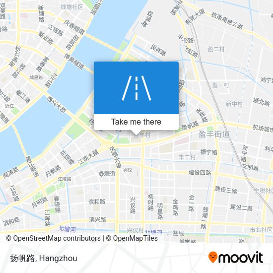扬帆路 map
