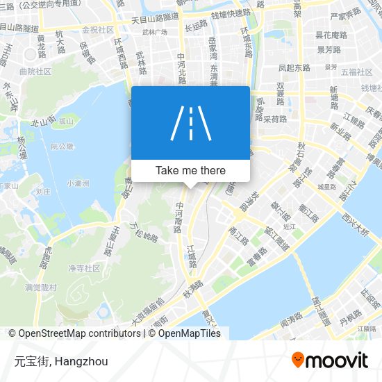 元宝街 map