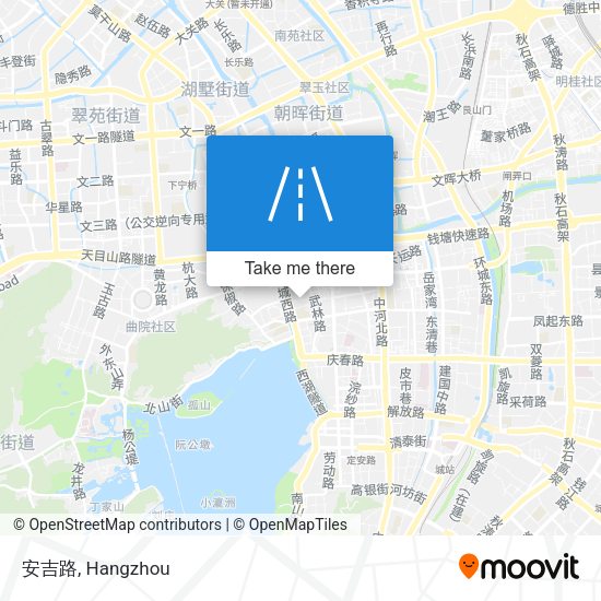 安吉路 map