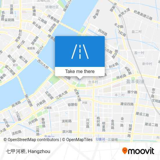 七甲河桥 map