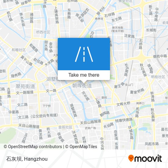 石灰坝 map