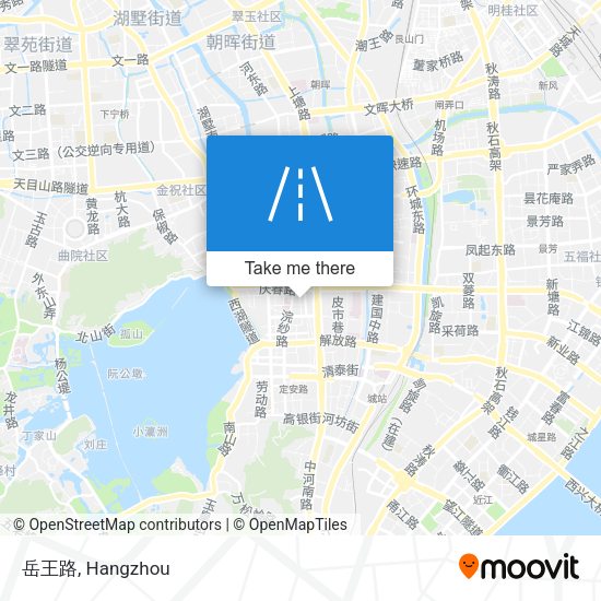 岳王路 map