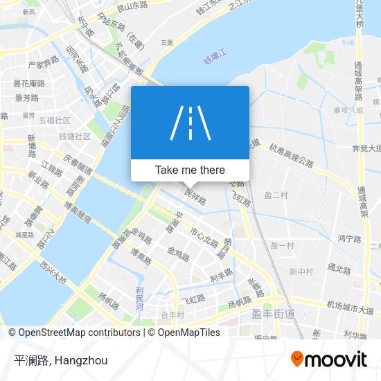 平澜路 map