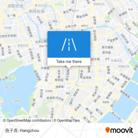 燕子弄 map