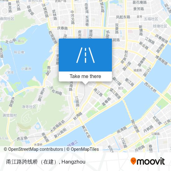 甬江路跨线桥（在建） map