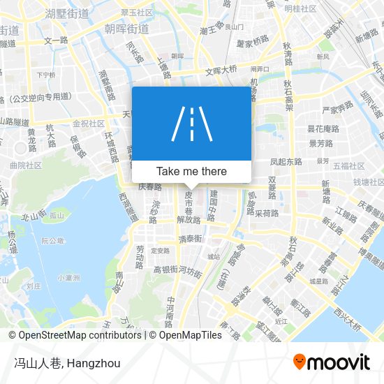 冯山人巷 map