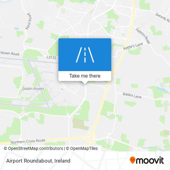 Airport Roundabout map