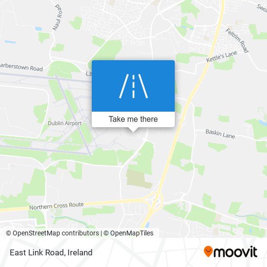 East Link Road map