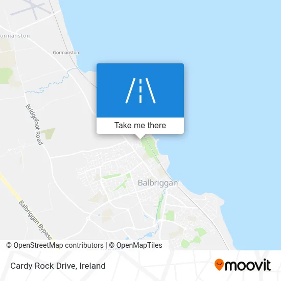 Cardy Rock Drive map