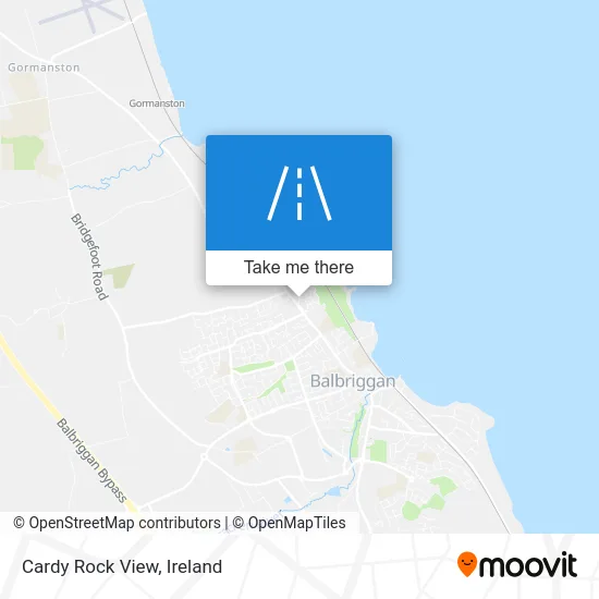 Cardy Rock View map