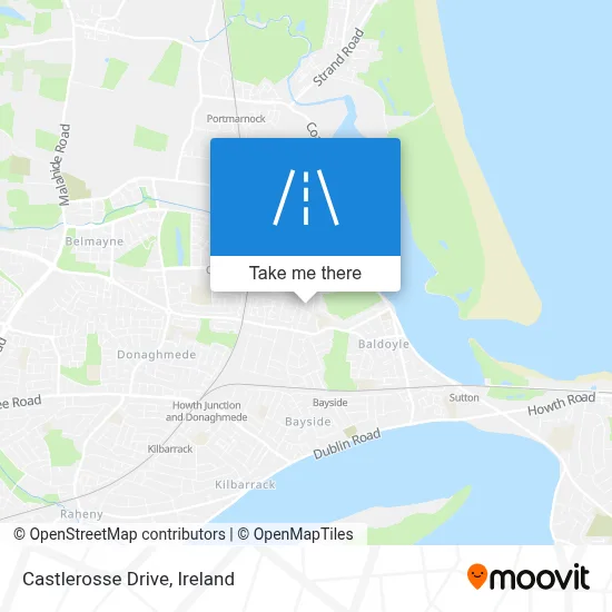 Castlerosse Drive map
