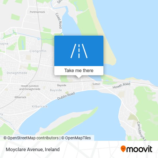 Moyclare Avenue map