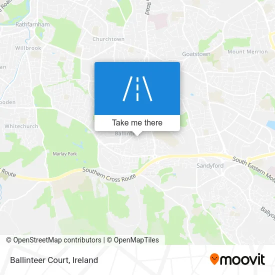 Ballinteer Court map