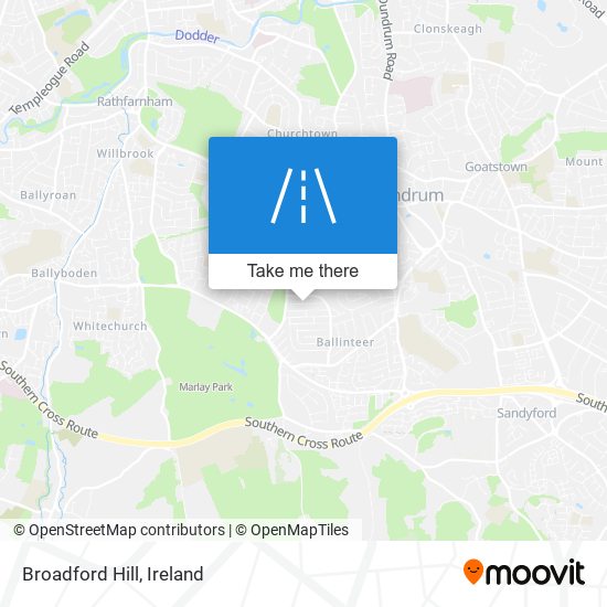 Broadford Hill map