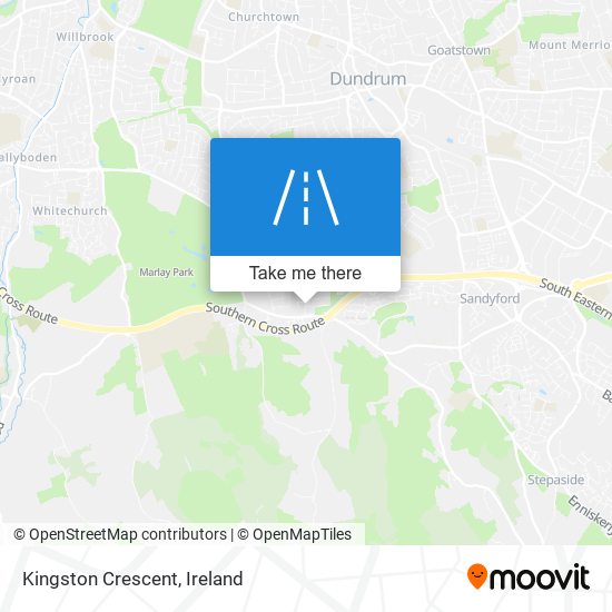 Kingston Crescent map