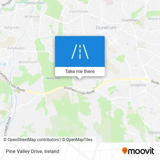 Pine Valley Drive map