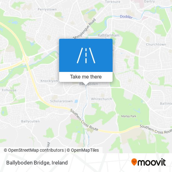 Ballyboden Bridge map