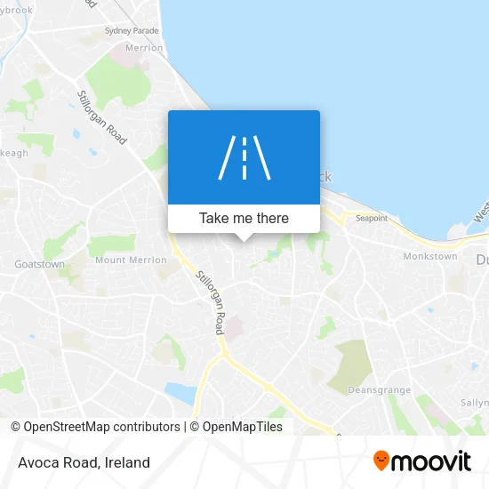 Avoca Road map