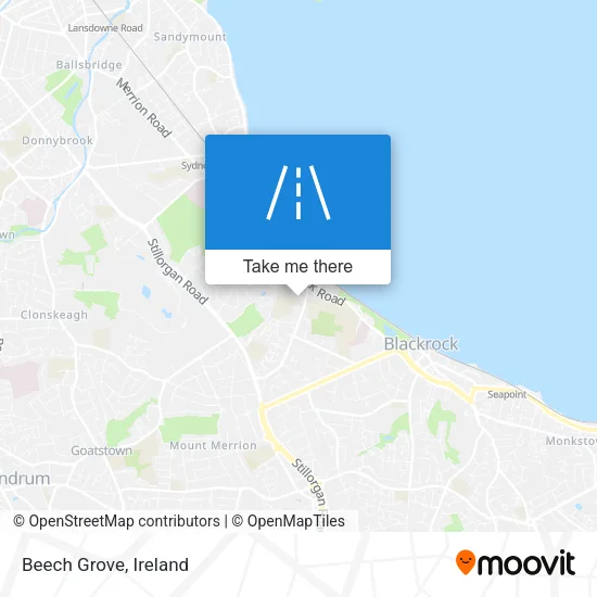 Beech Grove map