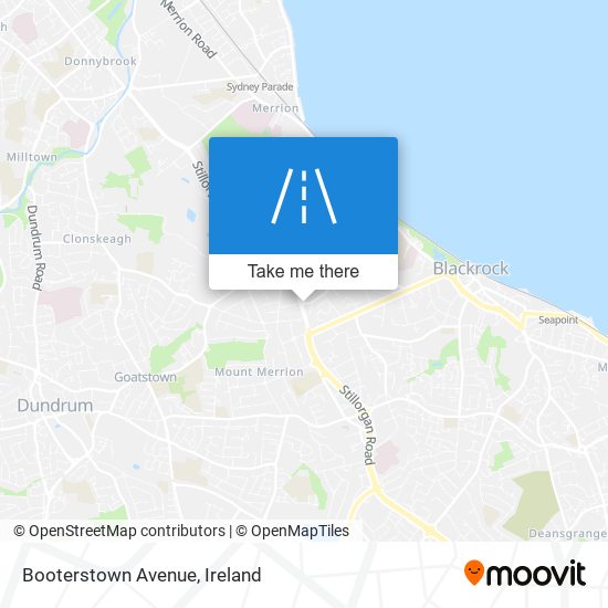 Booterstown Avenue map