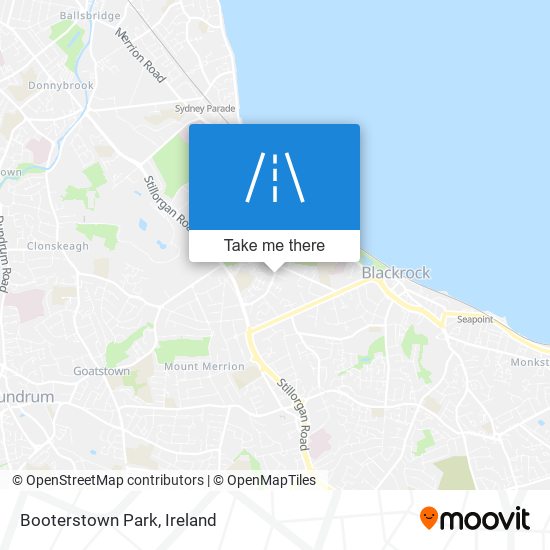 Booterstown Park map